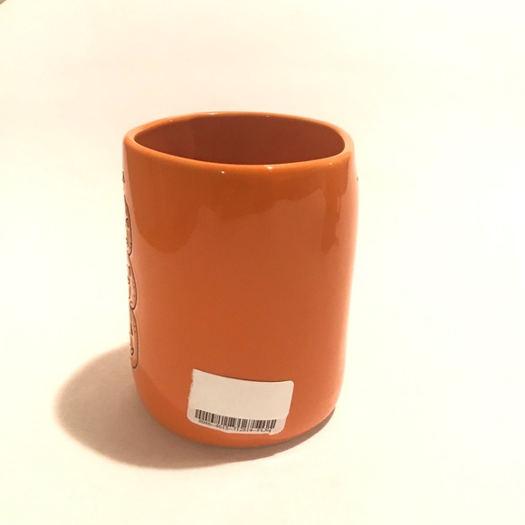 ONE (1) Rae Dunn Trick or Treat Halloween Ceramic Mug Orange/Black - Picture 5 of 6